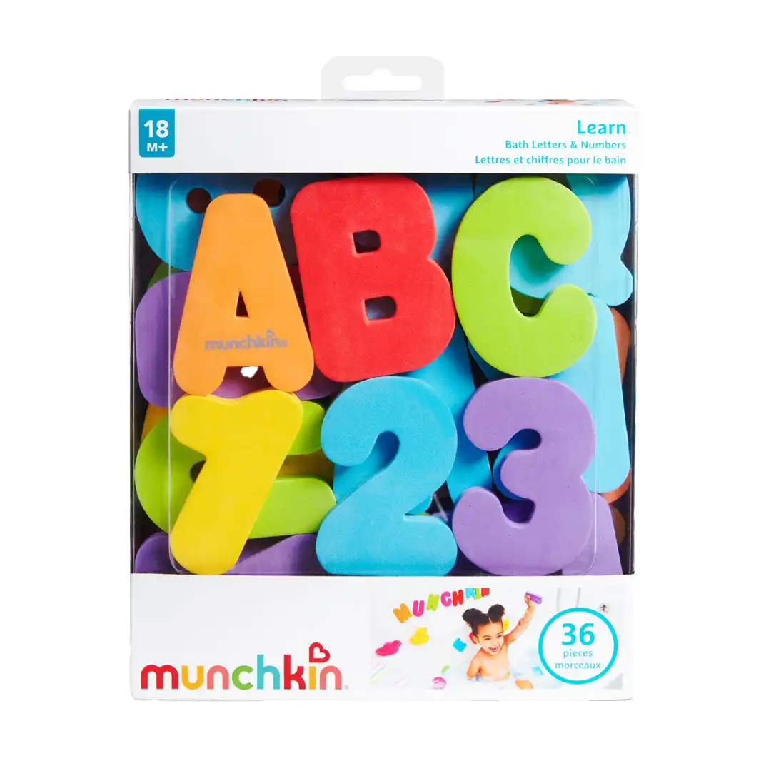 Munchkin Bath Letters & Numbers, 36 Pieces