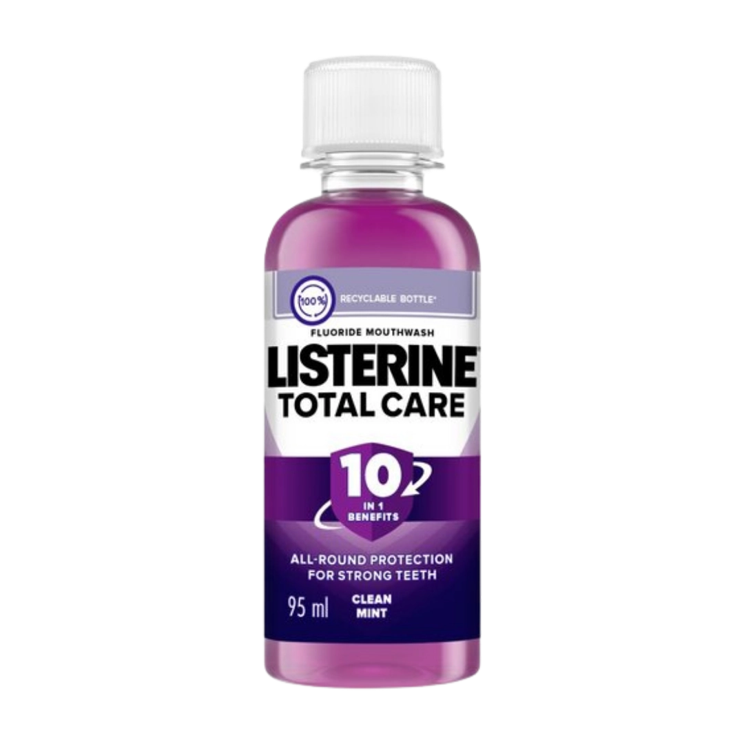 Listerine Total Care Clean Mint Mouthwash, 95ml