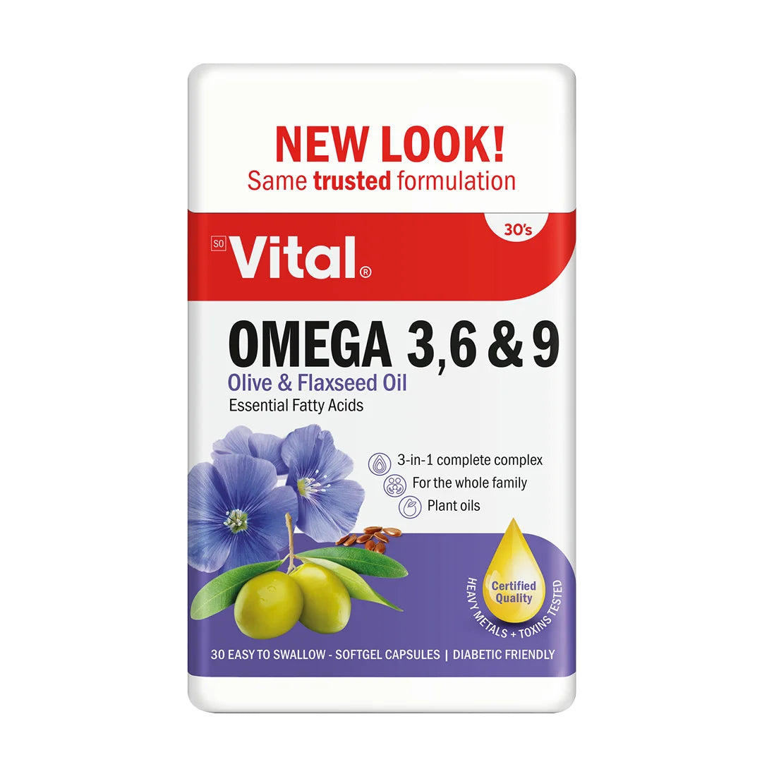 Vital Multi Vitamins Omega 3, 6 & 9 Capsules, 30's