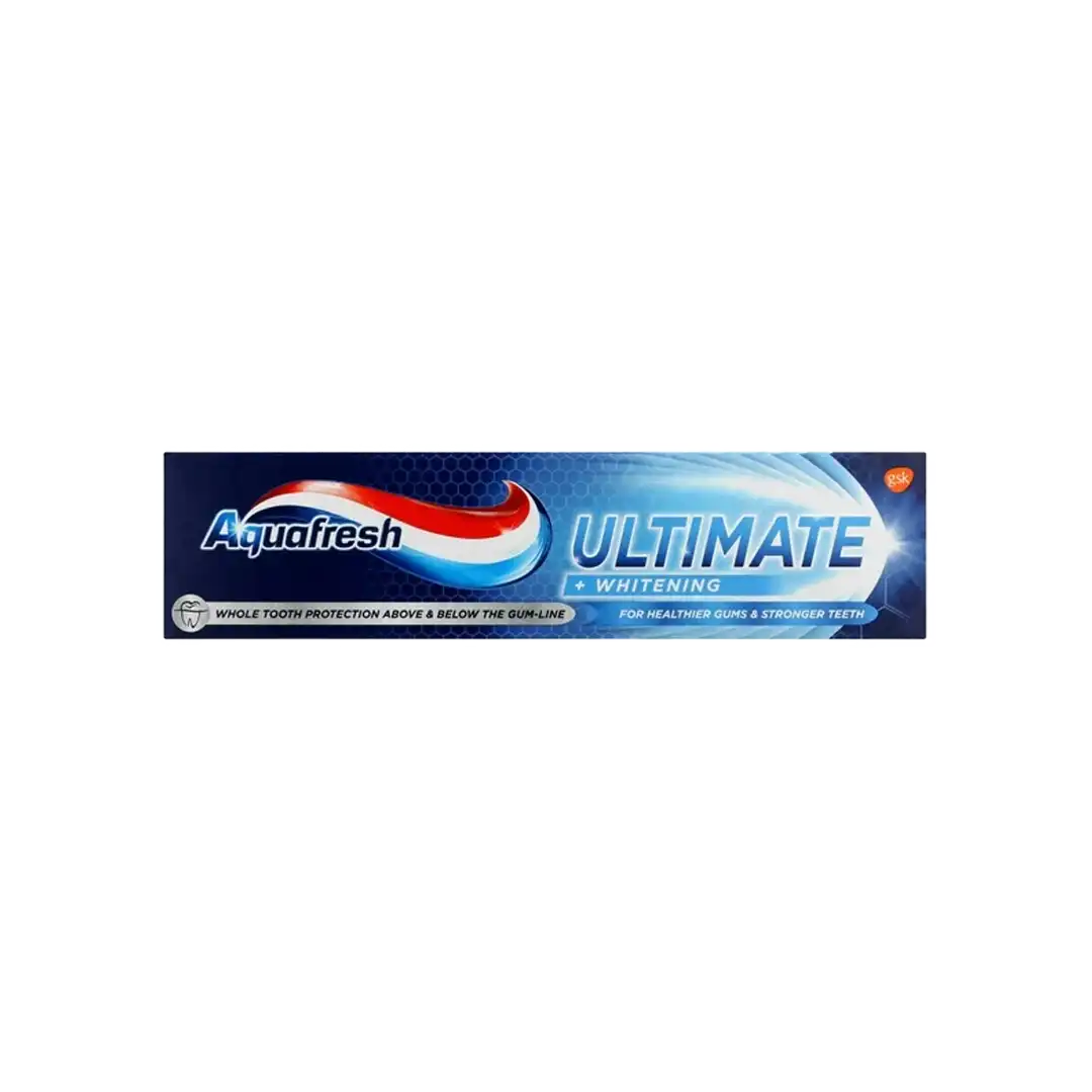 Aquafresh Ultimate + Whitening Toothpaste, 75ml