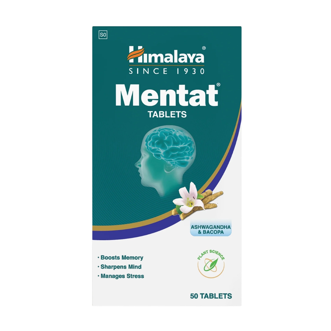 Himalaya Herbal Healthcare Mentat Tabs, 50's