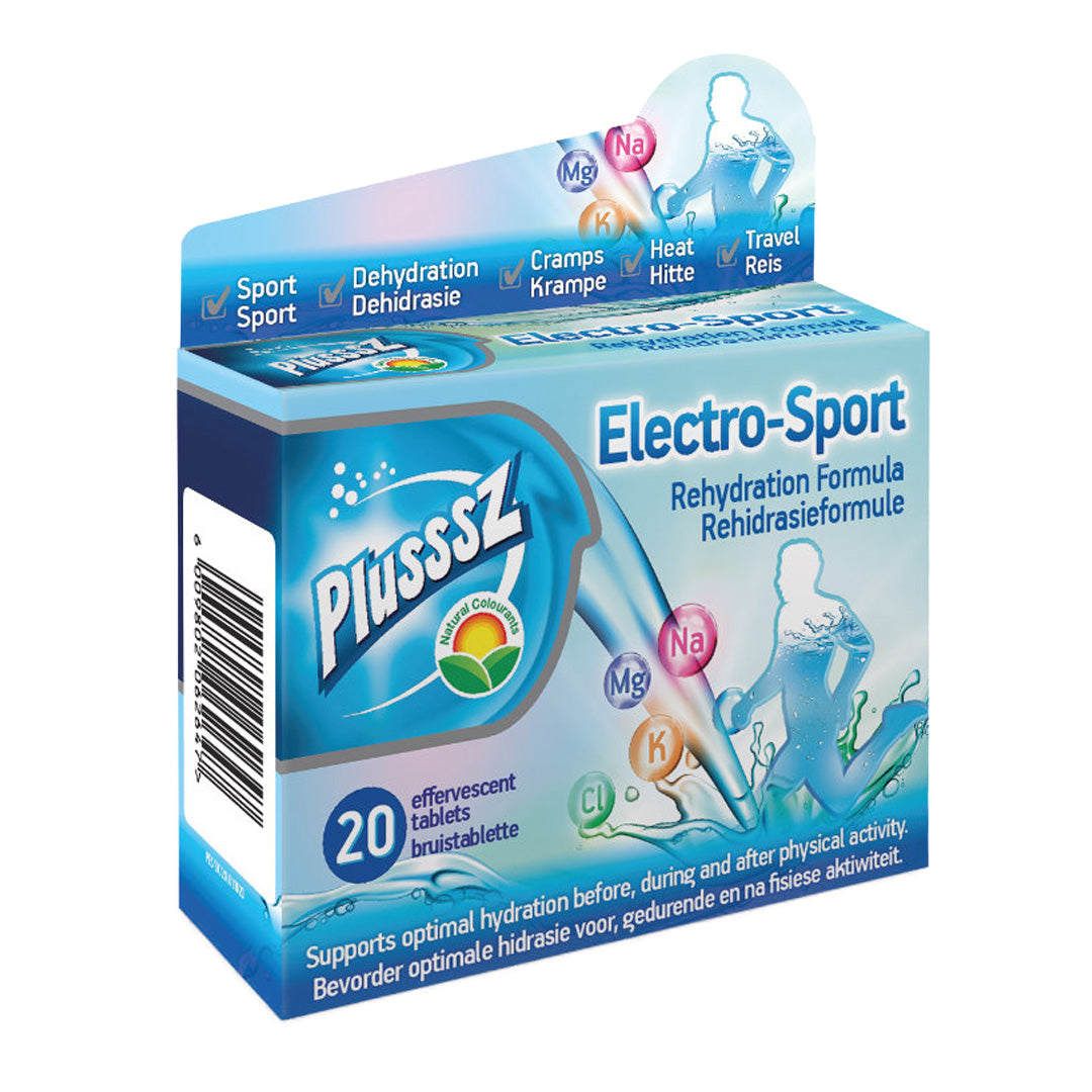 Plusssz Electro-Sports Effervescent Tablets, 20's