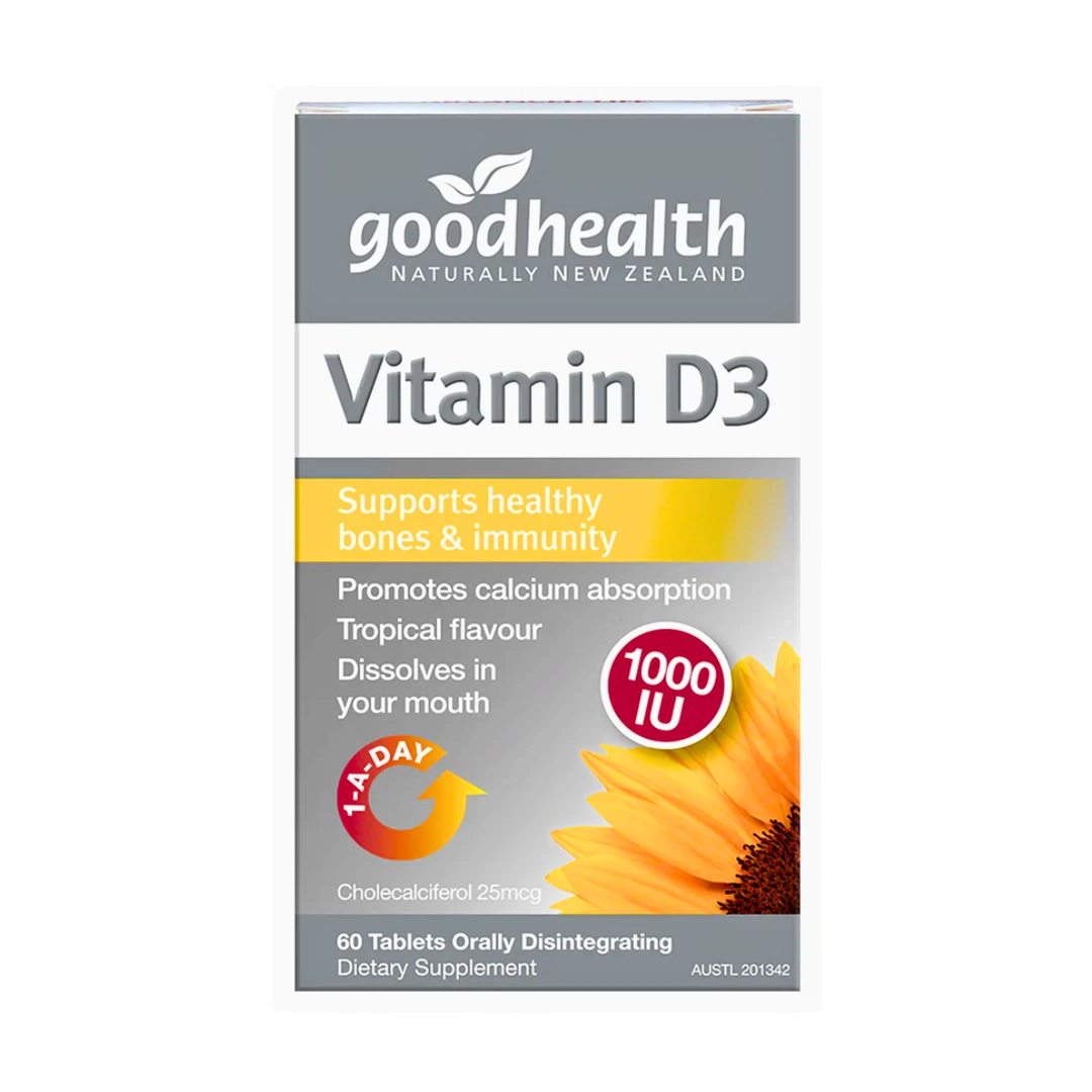 Good Health Vitamin D3 Tabs, 60's