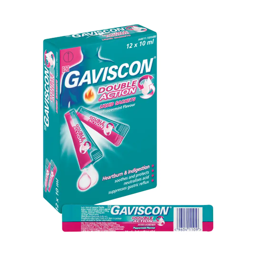 Gaviscon Double Action Sachets, 12's