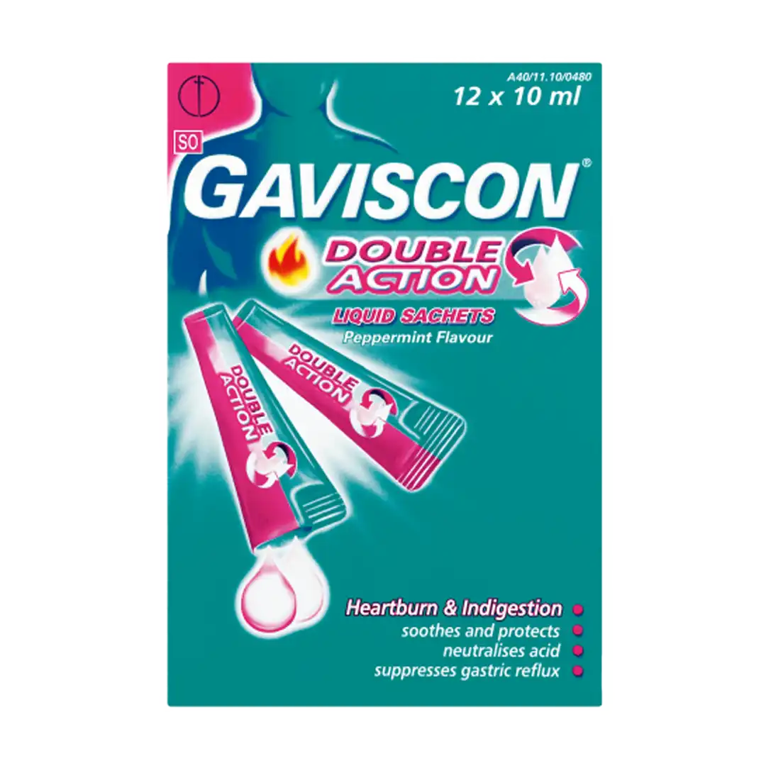 Gaviscon Double Action Sachets, 12's