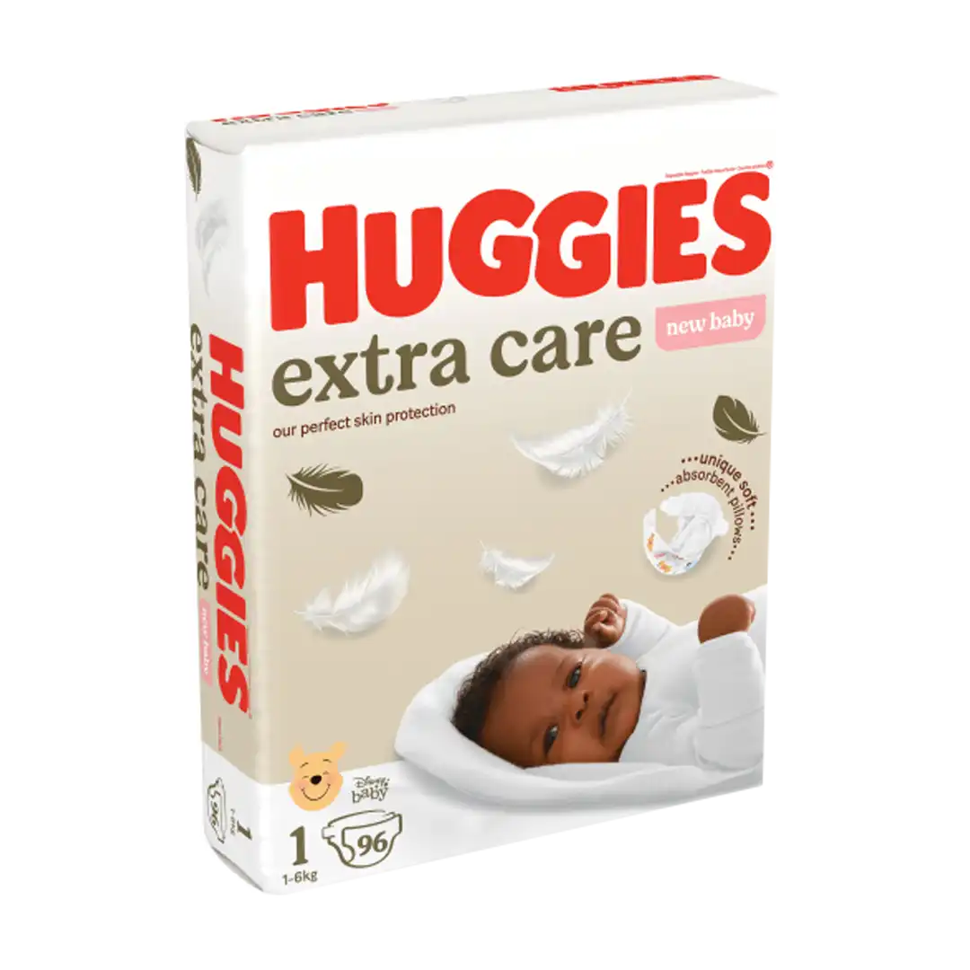 Huggies Extra Care New Baby Size 1, 42's