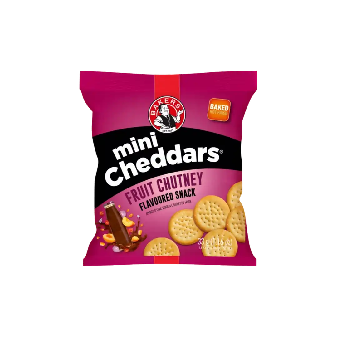 Bakers Mini Cheddars 33g, Assorted