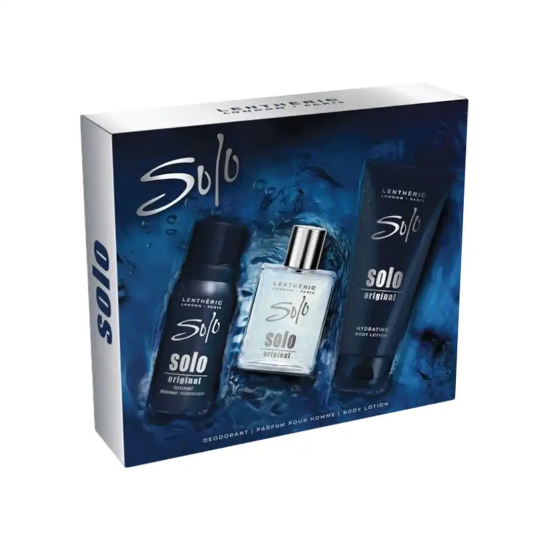 Lenthéric Solo Ice PPH 100ml, Body Lotion 200ml, Deodorant 150ml