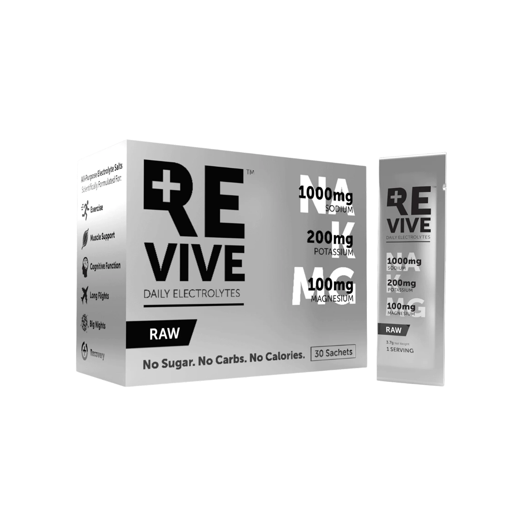 Revive Daily Electrolytes RAW Unflavoured, 30's