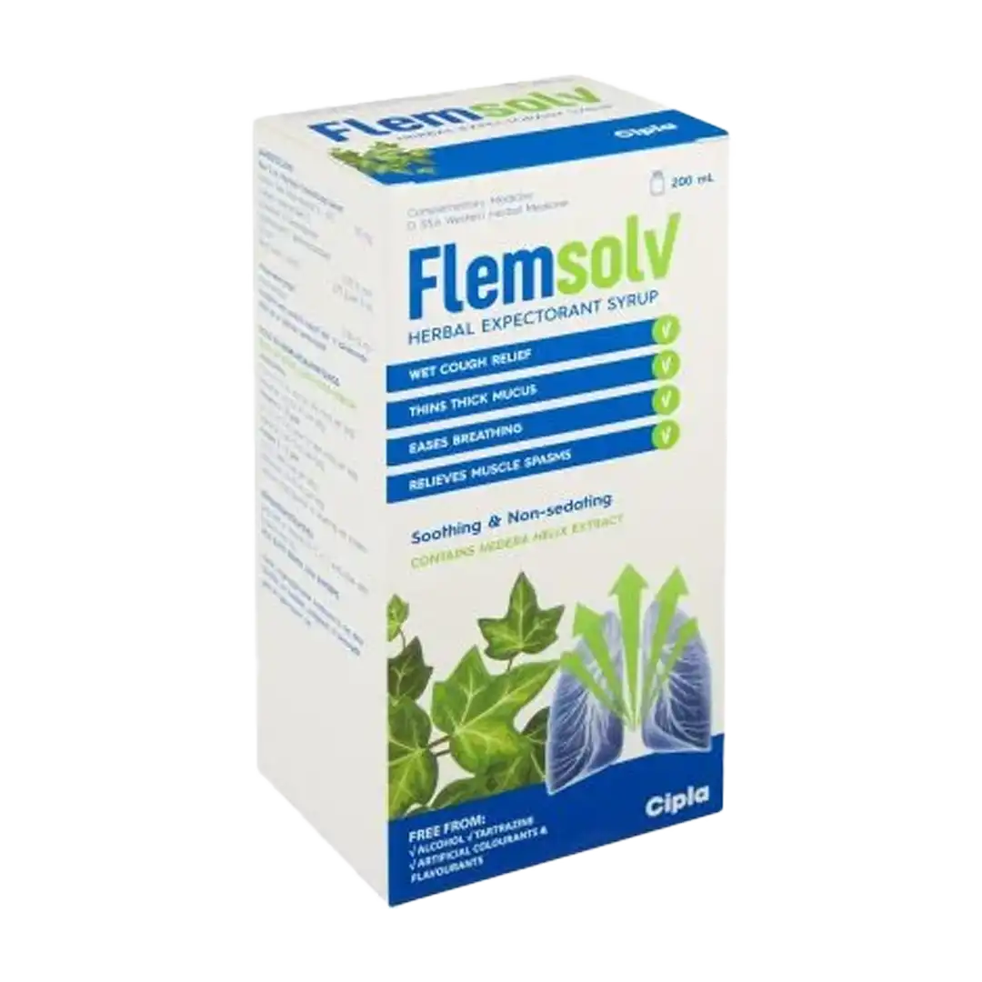 Flemsolv Herbal Expectorant Syrup, 200ml