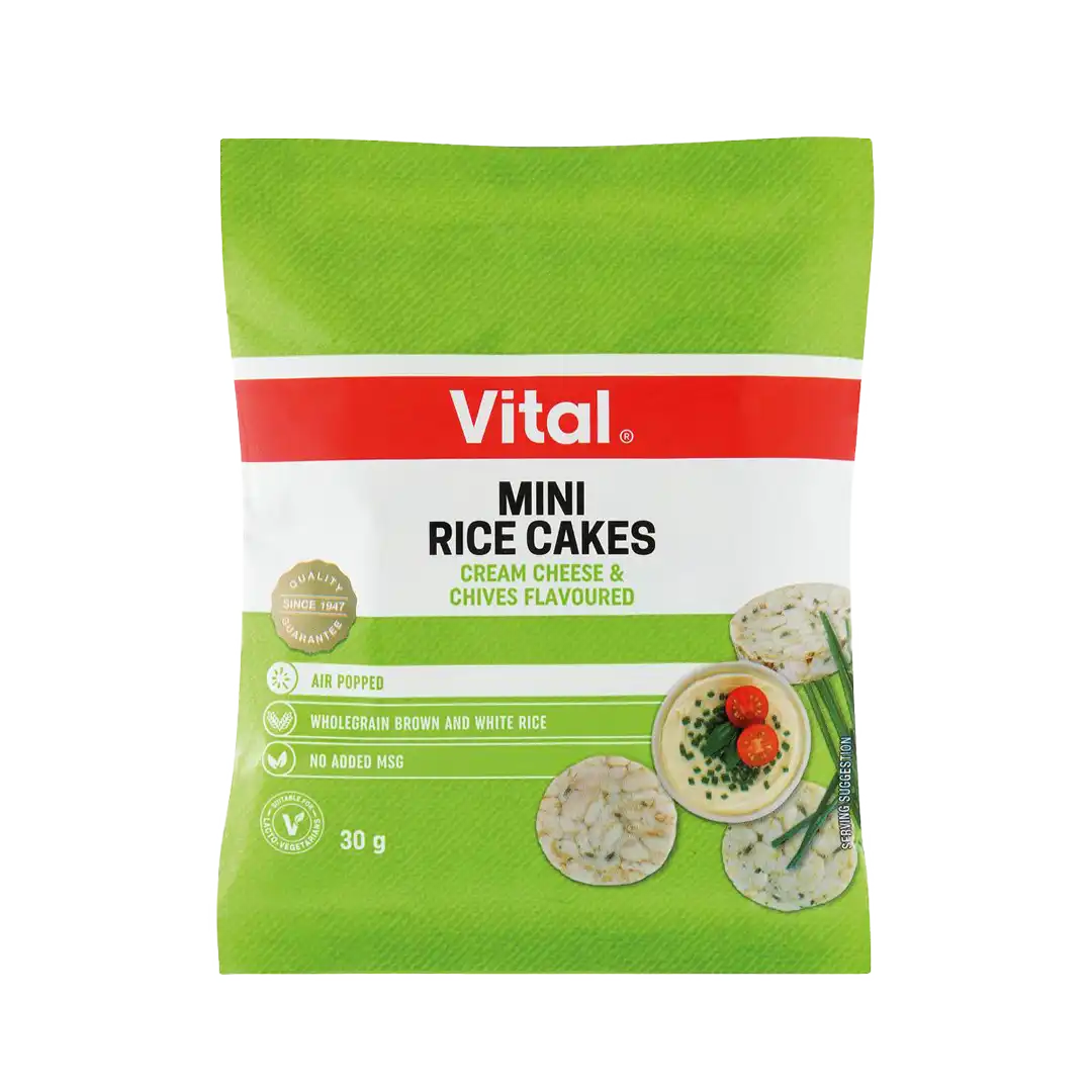 Vital Mini Rice Cakes 30g, Assorted