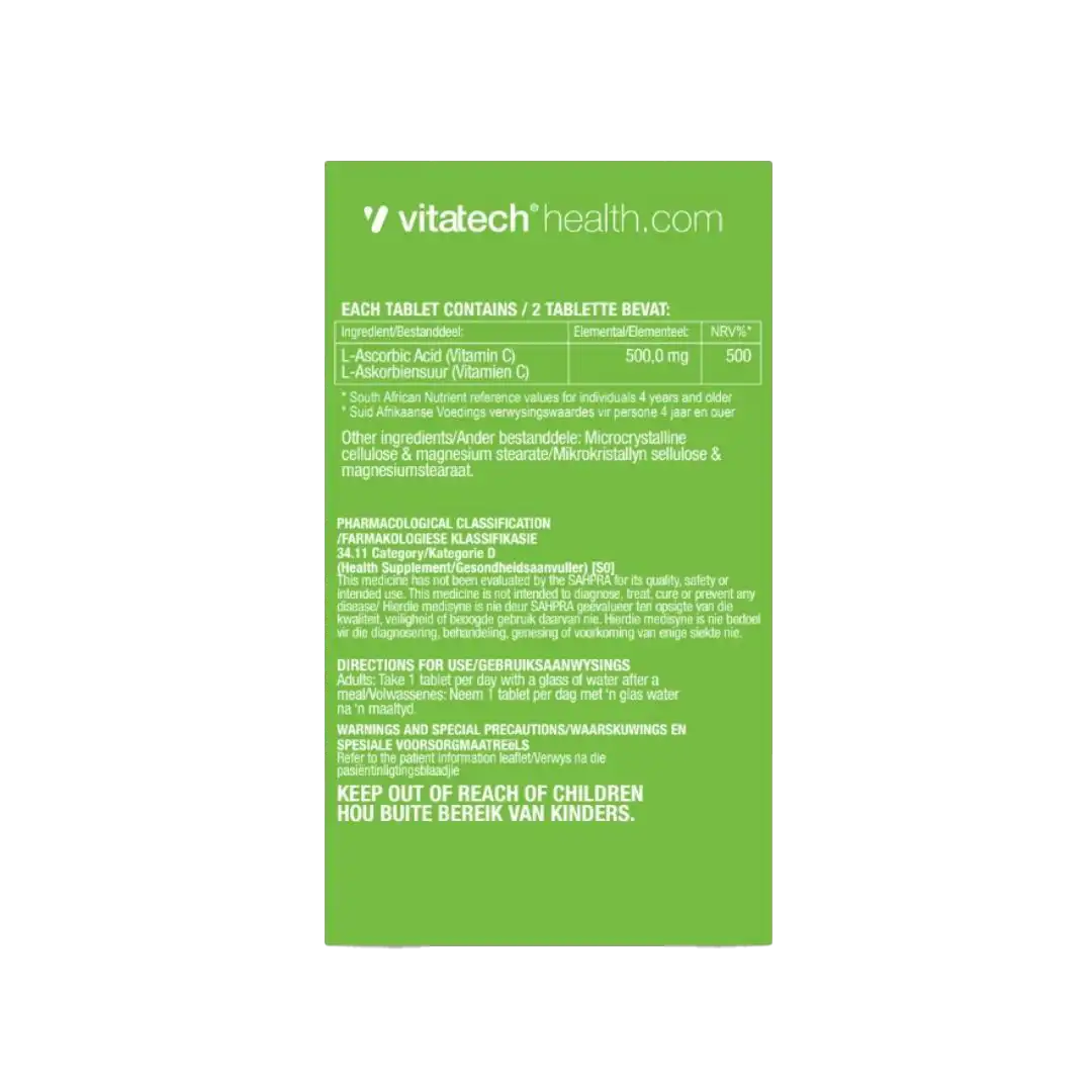 Vitatech Vitamin C Bulk Tablets, 100's