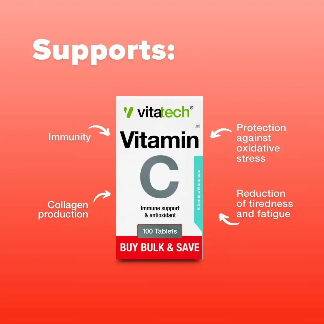 Vitatech Vitamin C Bulk Tablets, 100's