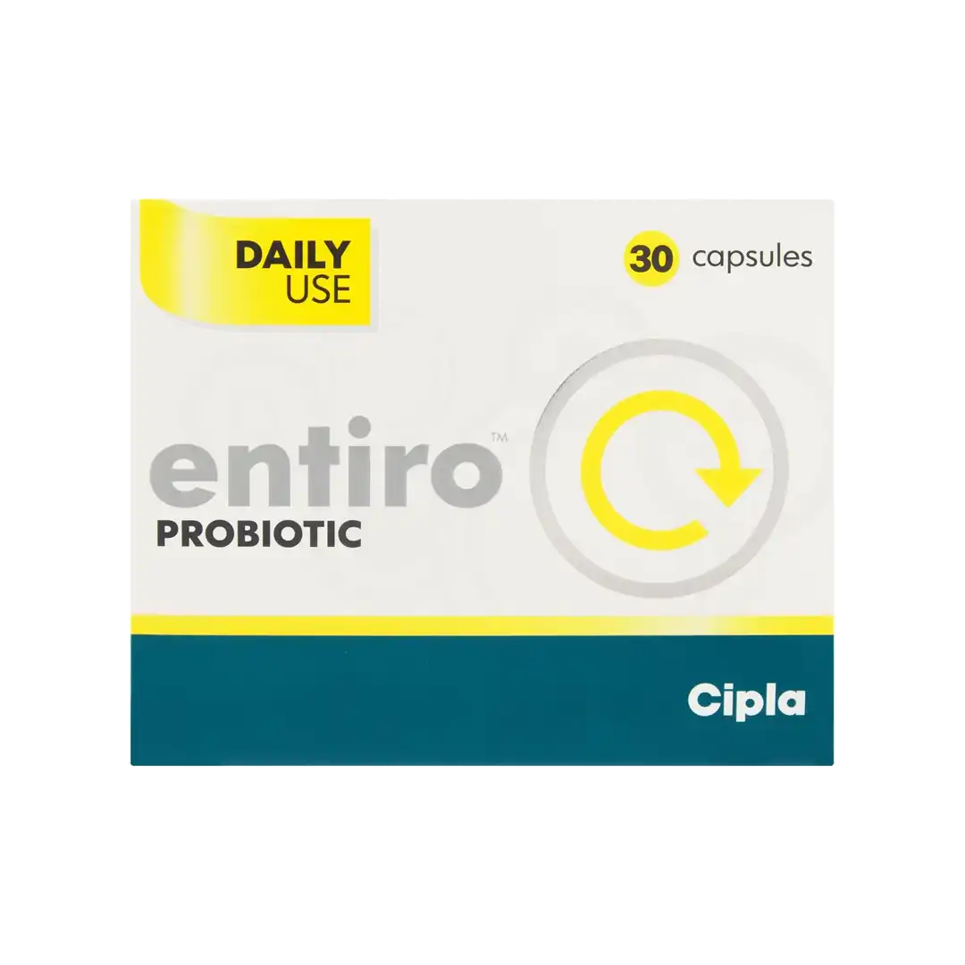 Cipla Entiro Probiotic Capsules, 30's