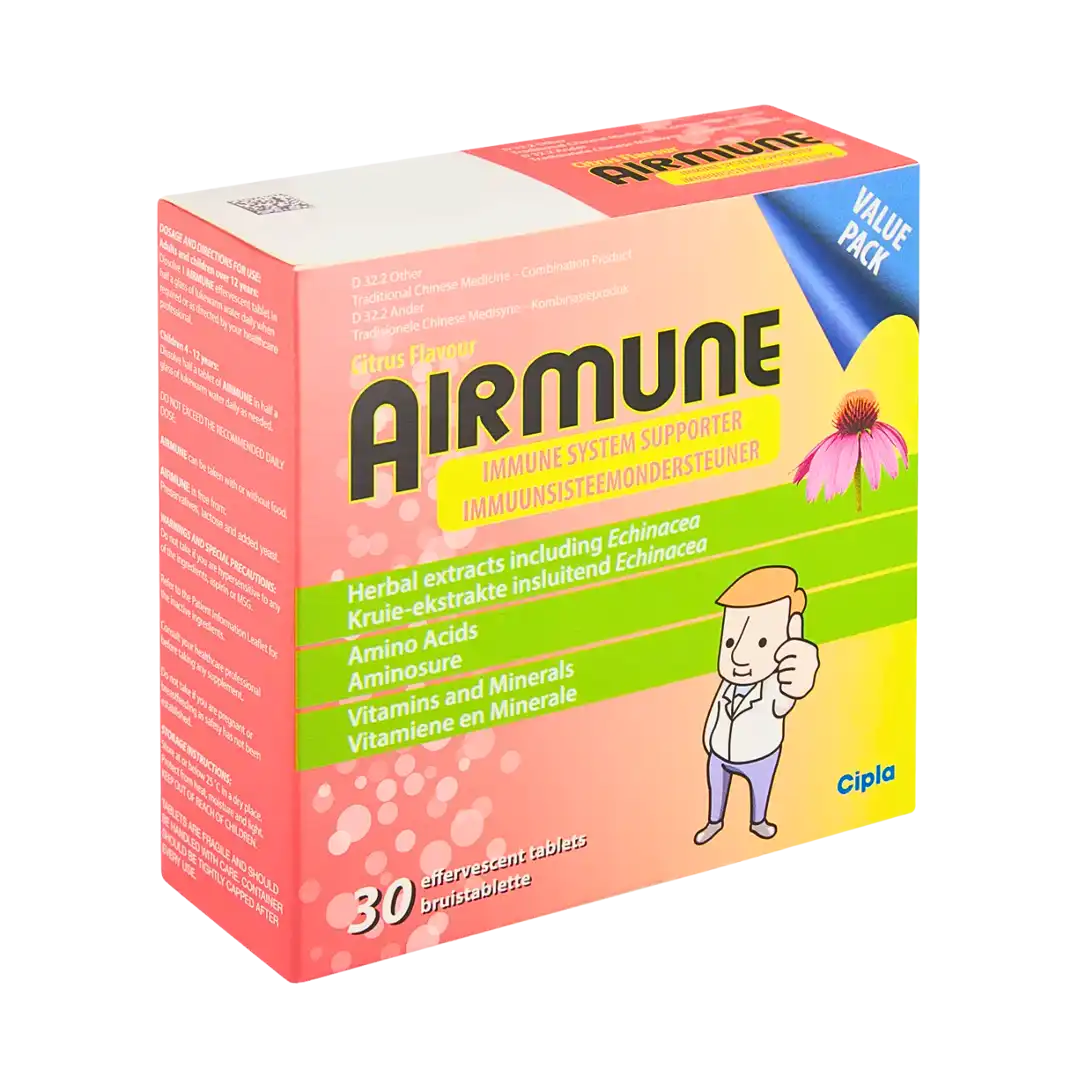Airmune Effervescent Tablets, 30's