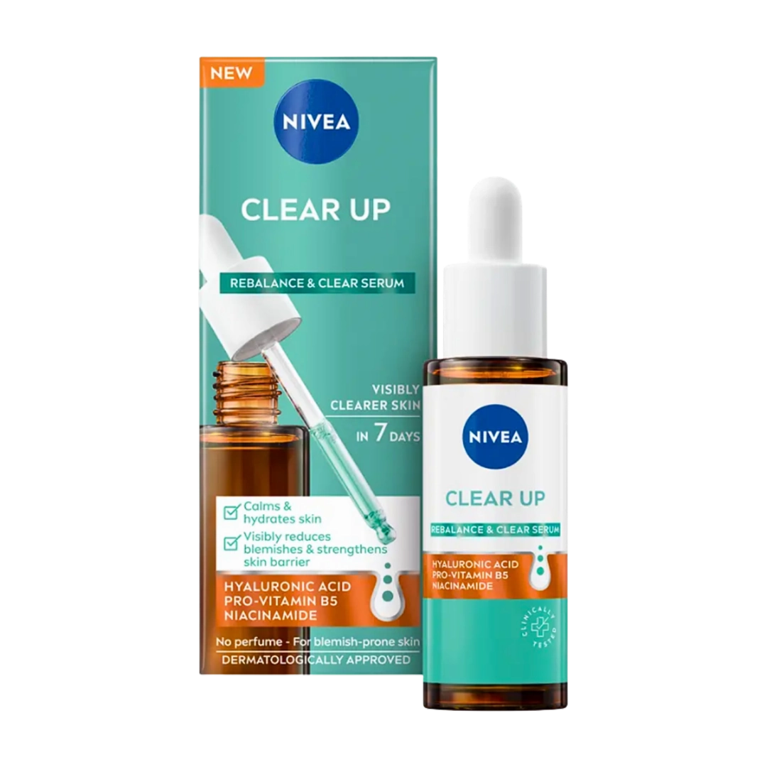 Nivea Clear Up Rebalance & Clear Serum, 30ml