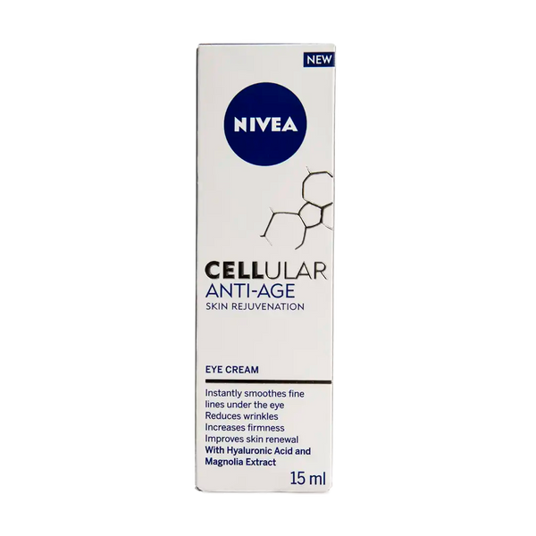 Nivea Cellular Anti-Aging Augenkontur Creme – 15 Ml, Mit Hyaluron & Magnolien-Extrakt