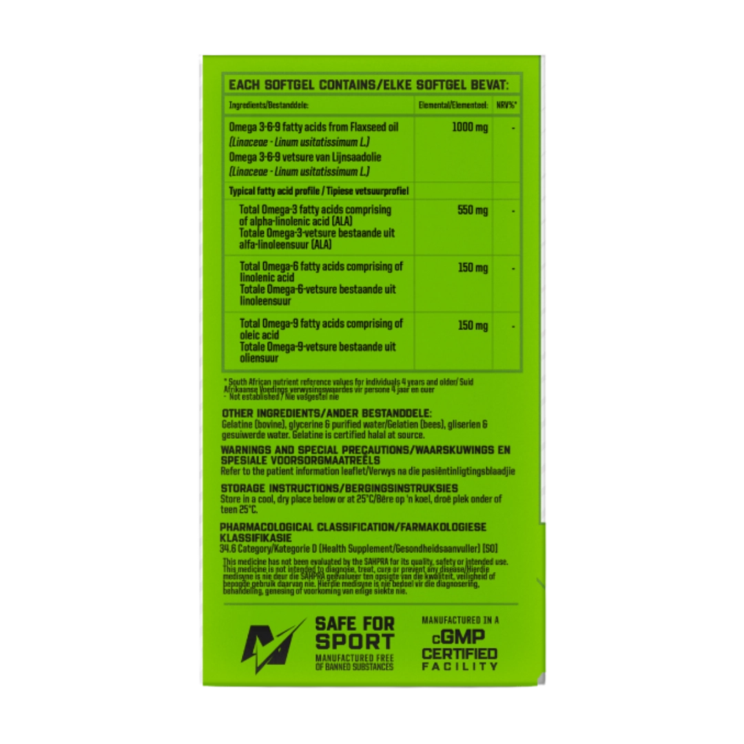 Nutritech Omega 3-6-9 Softgels, 90's
