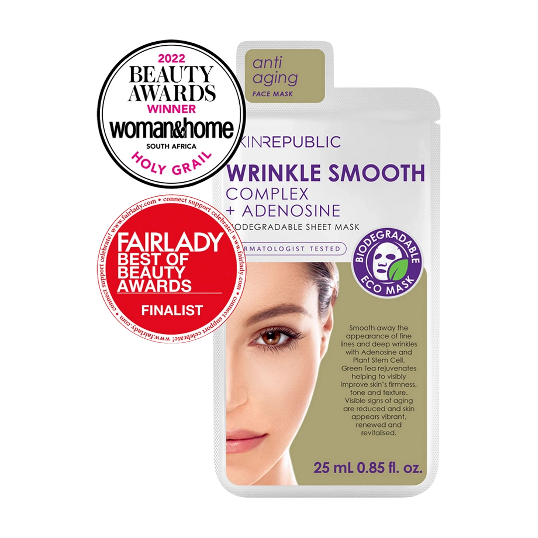 Skin Republic Wrinkle Smooth Complex + Adenosine Face Mask