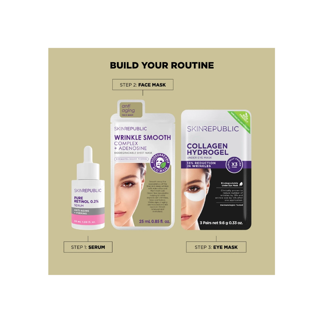 Skin Republic Wrinkle Smooth Complex + Adenosine Face Mask