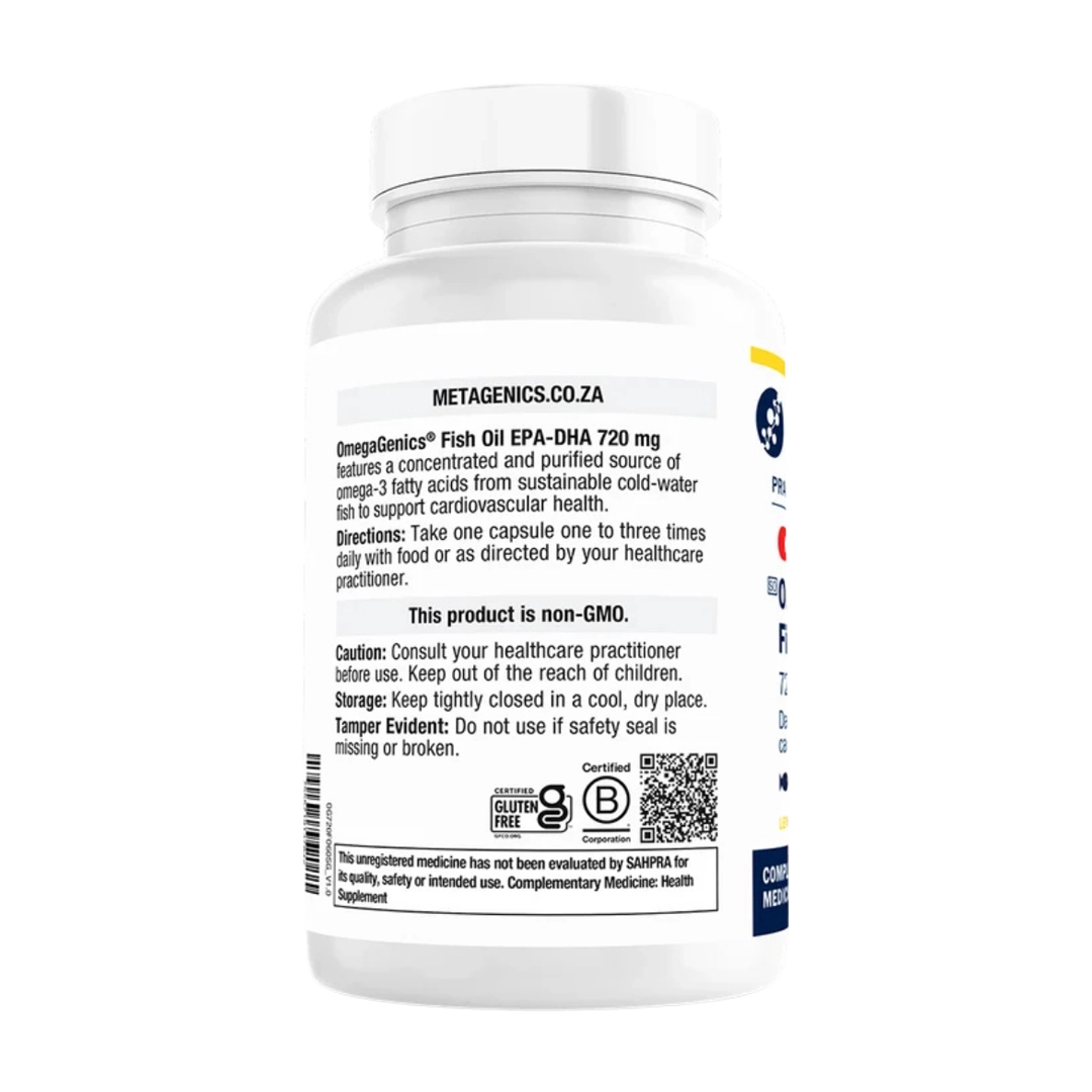 Metagenics Omegagenics EPA-DHA 720 Softgels, 120's