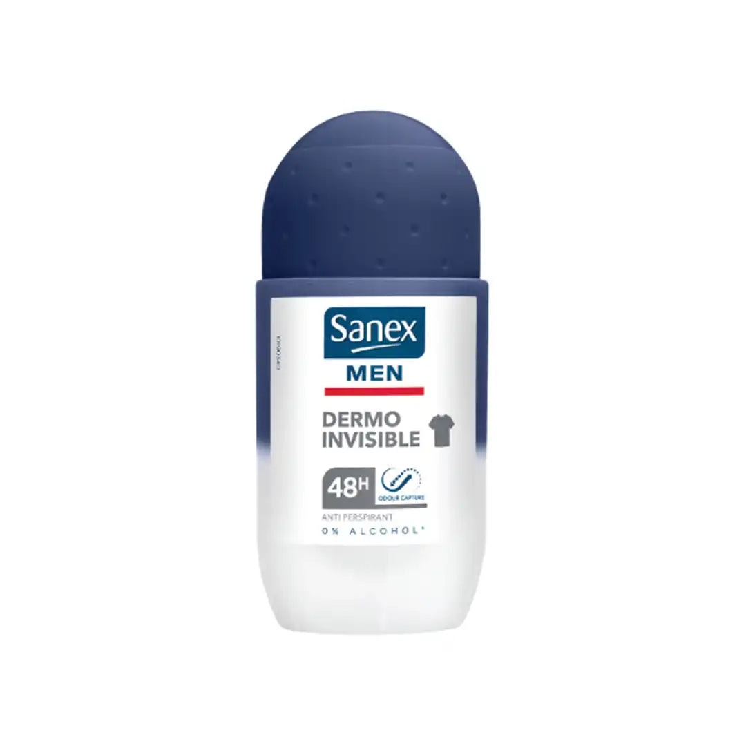Sanex Dermo Invisible Dry Mens Roll On, 50ml