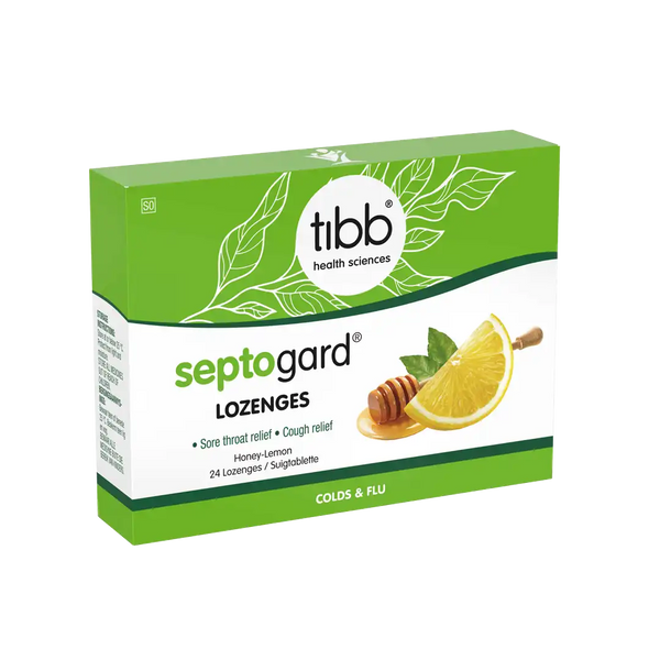 Tibb Septogard Honey and Lemon Lozenges, 24's