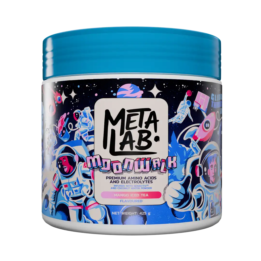 Metalab Moonwalk Premium Amino Acids & Electrolytes Mango Ice Tea, 425g