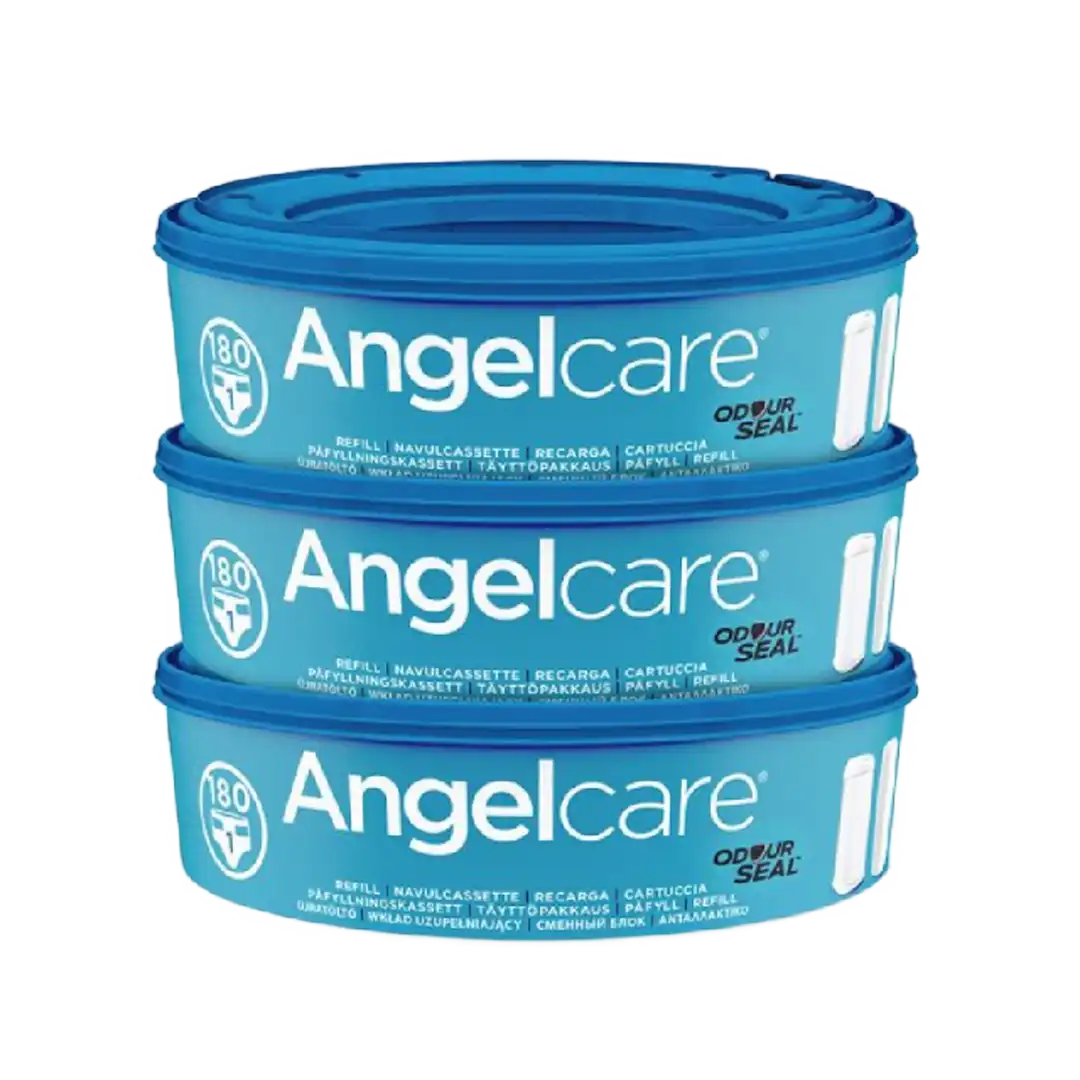 Angelcare Nappy Bin Refills, 3 Pack
