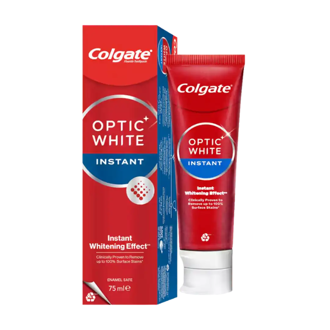 Colgate Optic White Toothpaste 75ml, Assorted