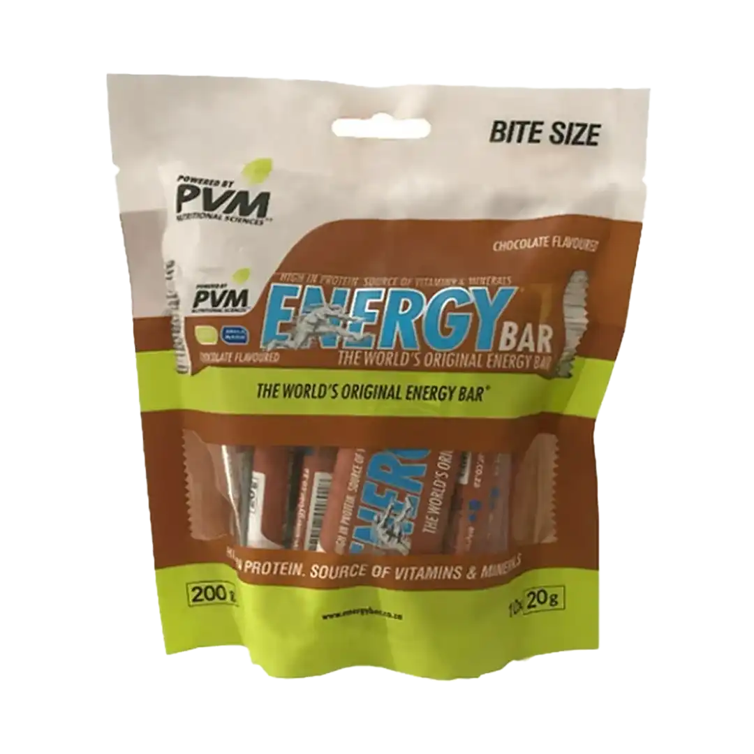 PVM Bite Size Chocolate Energy Bars, 10x20g