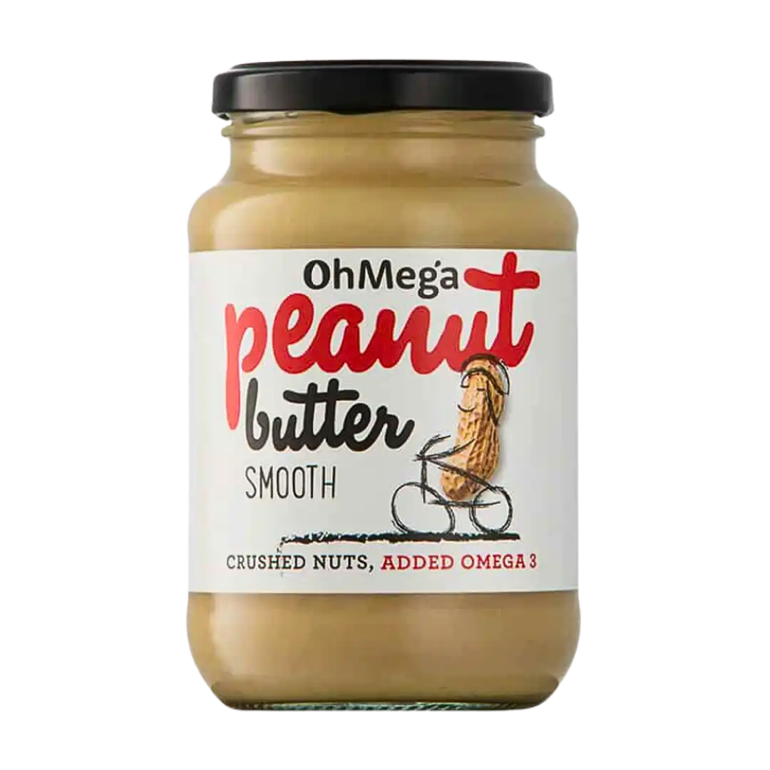 OhMega Smooth Peanut Butter, 400g