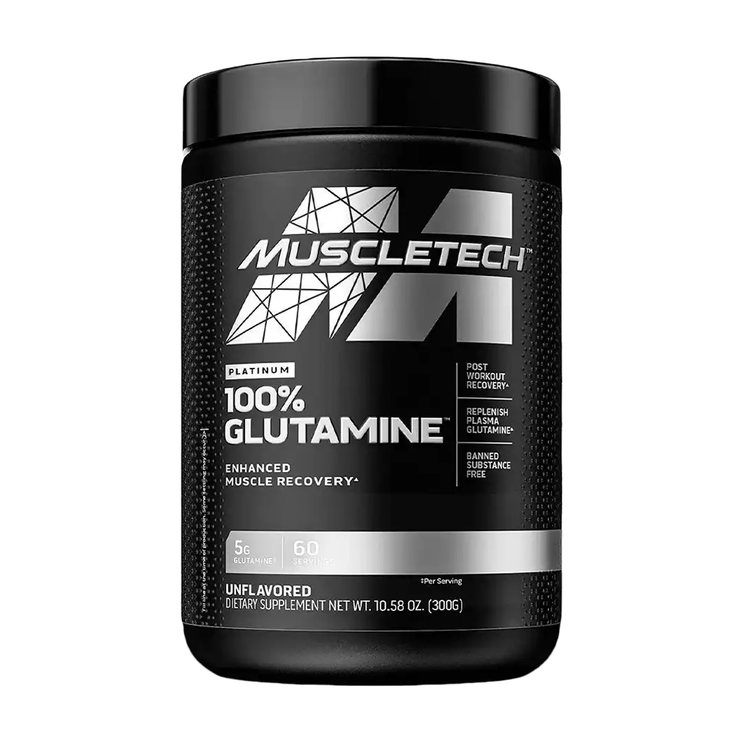 MuscleTech Platinum Glutamine Unflavoured, 300g