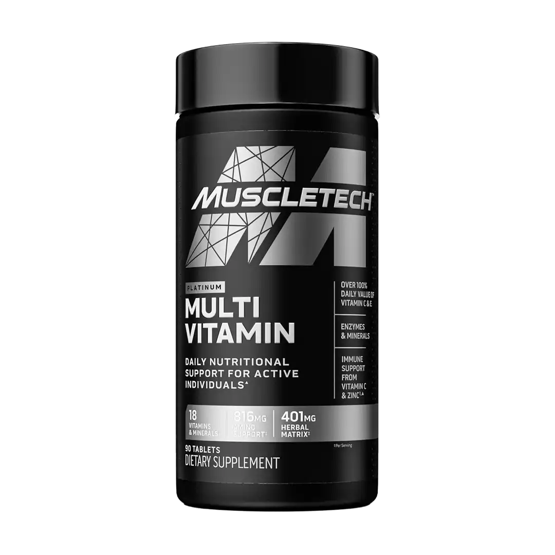 MuscleTech Platinum 100% Multi Vitamin Caps, 90's