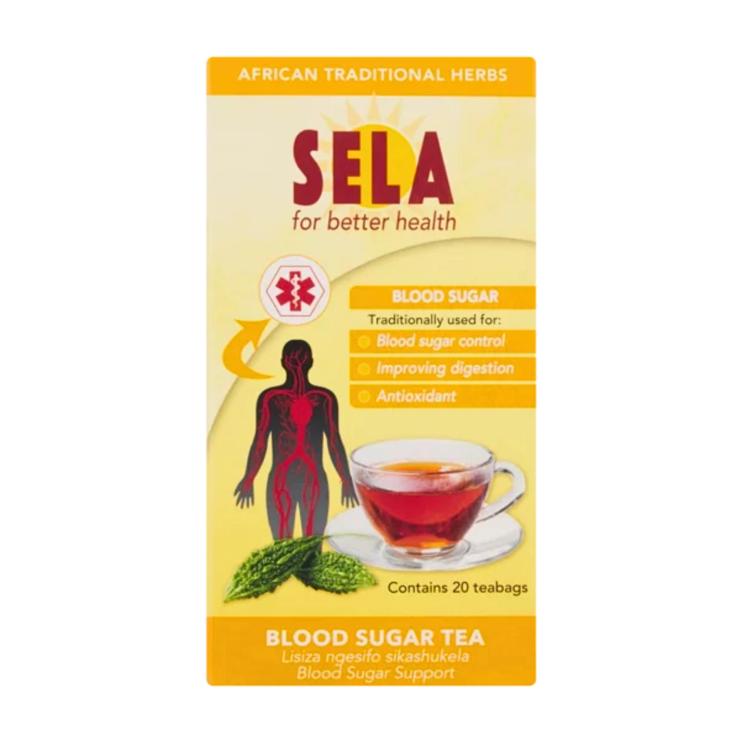Sela Blood Sugar Diabetes Support, 20 Teabags