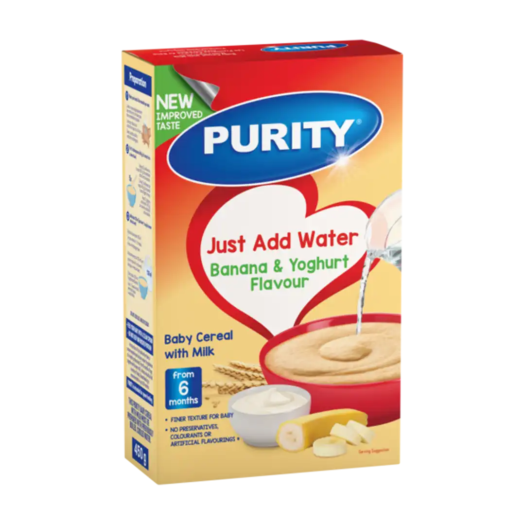 Purity Cereal Ready to Eat Banana and Yoghurt, 450g