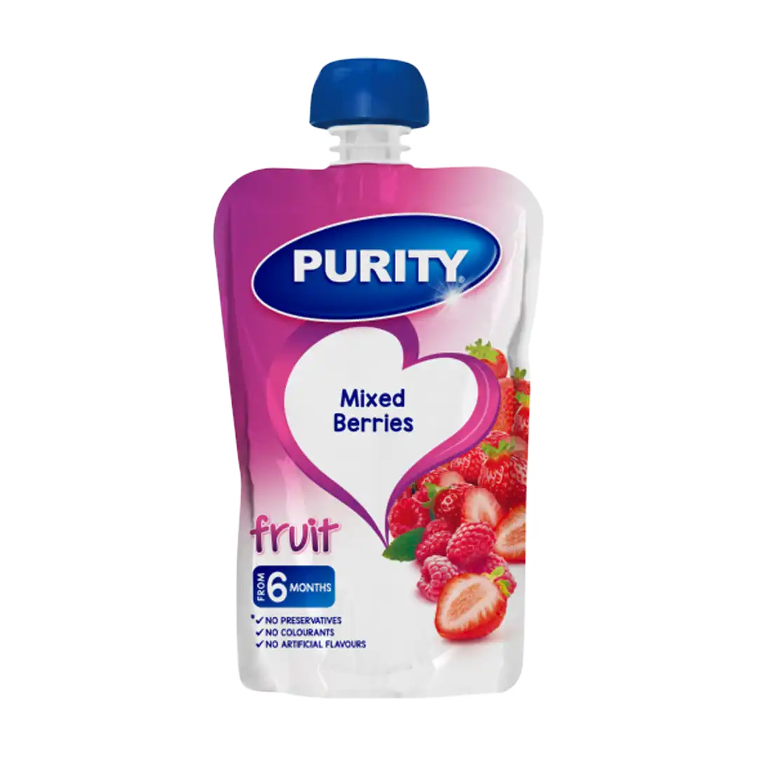 Purity Pouches Mixed Berries, 110ml