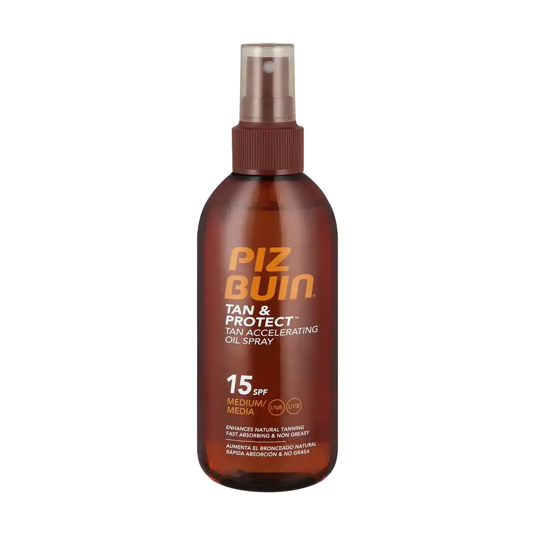 Piz Buin Tan & Protect Dry Oil Spray SPF15, 150ml