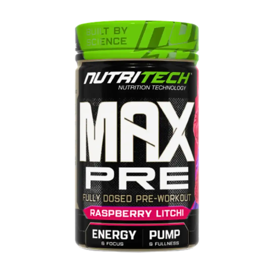 Nutritech Max Pre Workout Rasberry Litchi, 450g