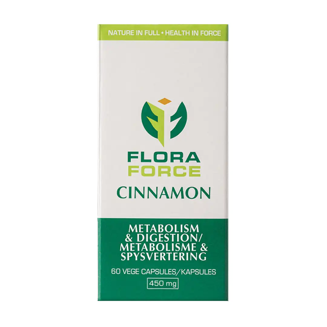 Flora Force 500mg Cinnamon Capsules, 60's