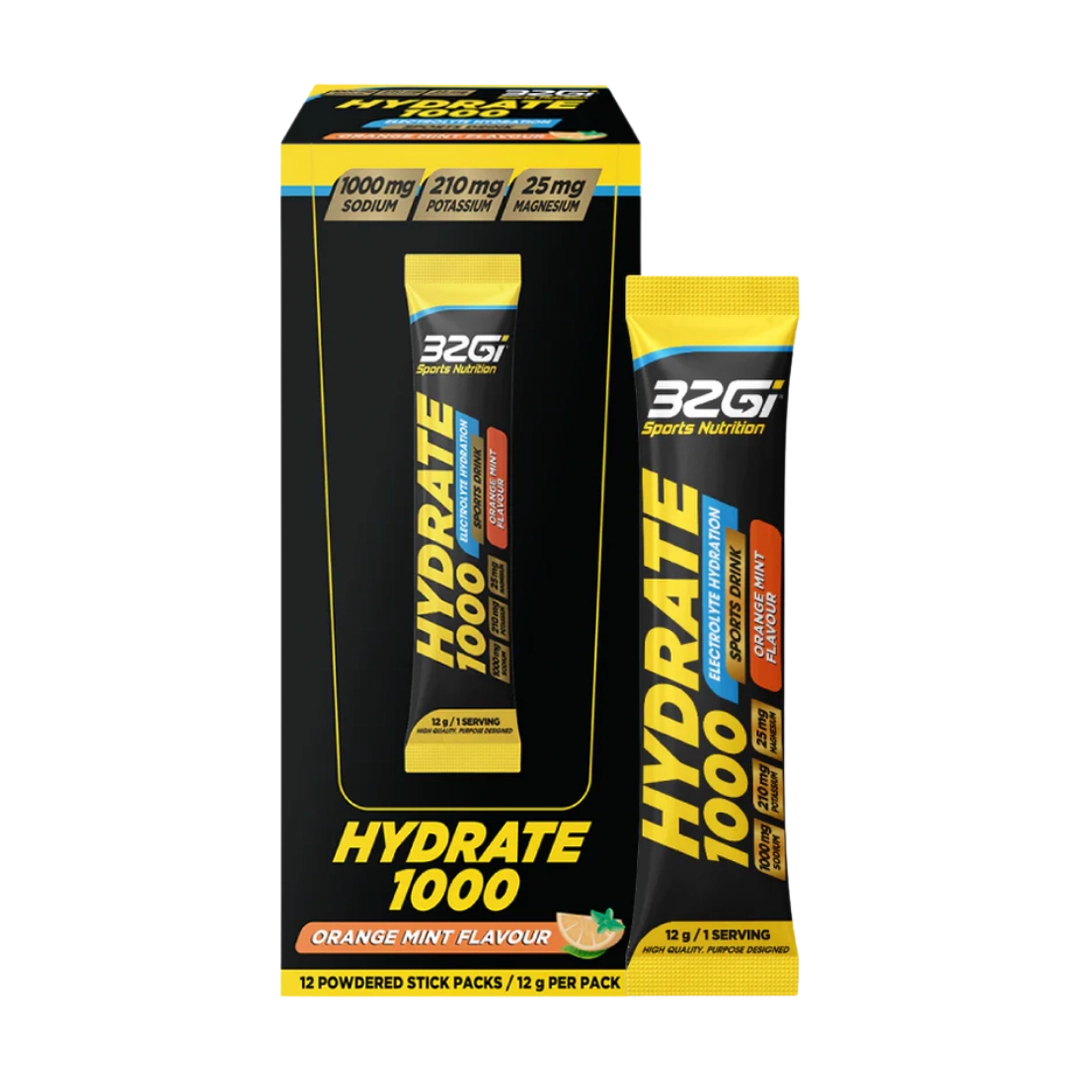 32Gi Hydrate 1000 Advanced Dual-Transport Hydration Drink, 12's, Assorted Flavours