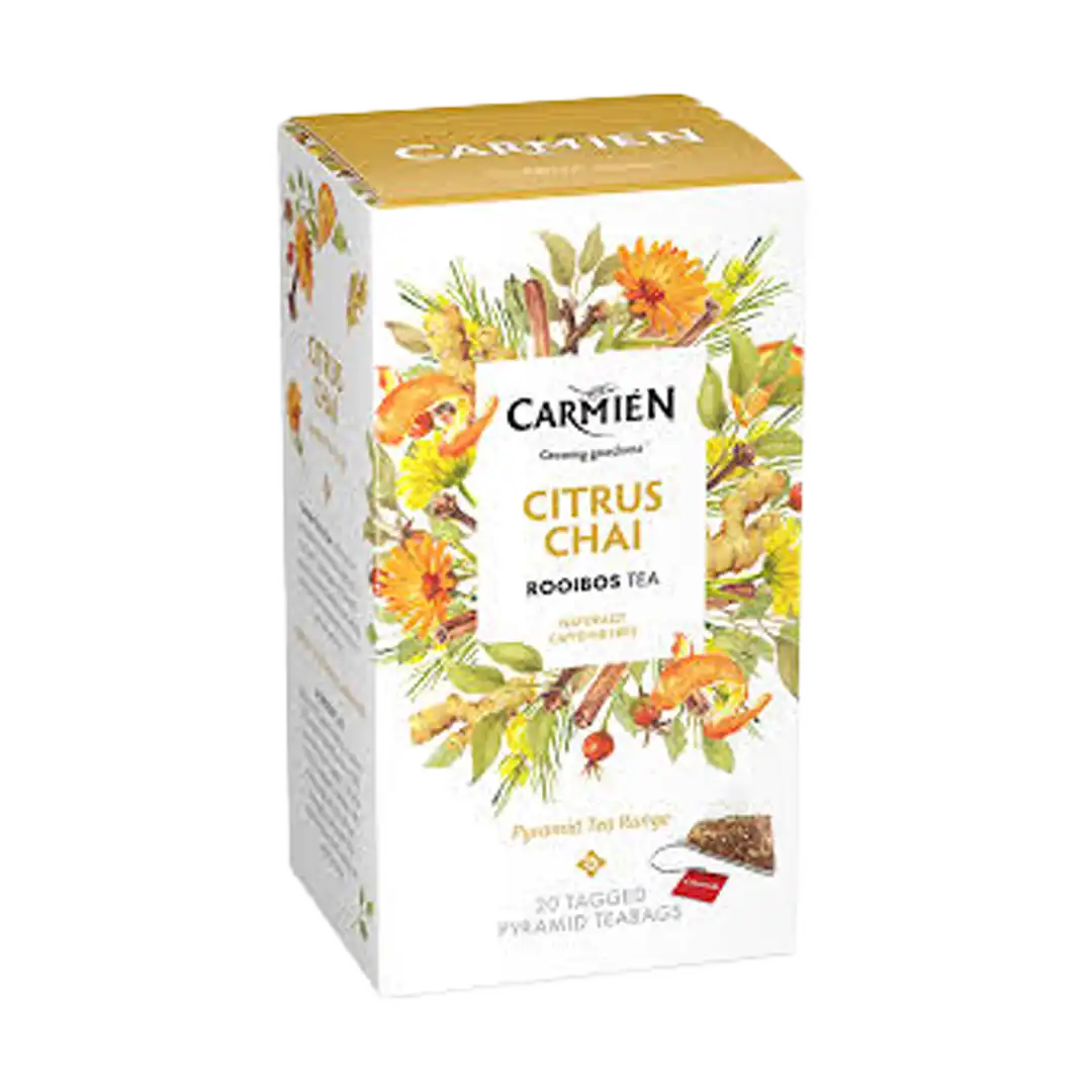 Carmien Amber Pyramid Citrus Chai, 20's