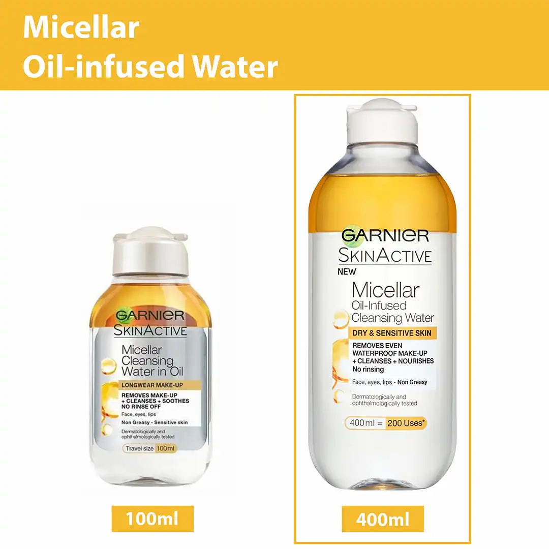 Garnier Micellar Oil-Infused Cleansing Water, 400ml