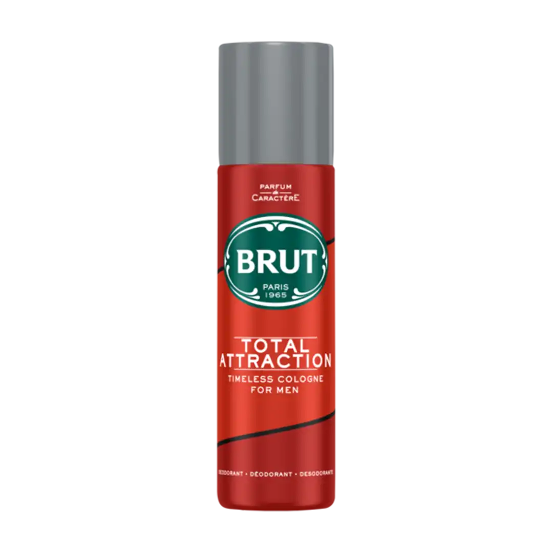 Brut Deodorant Body Spray 120ml, Attraction