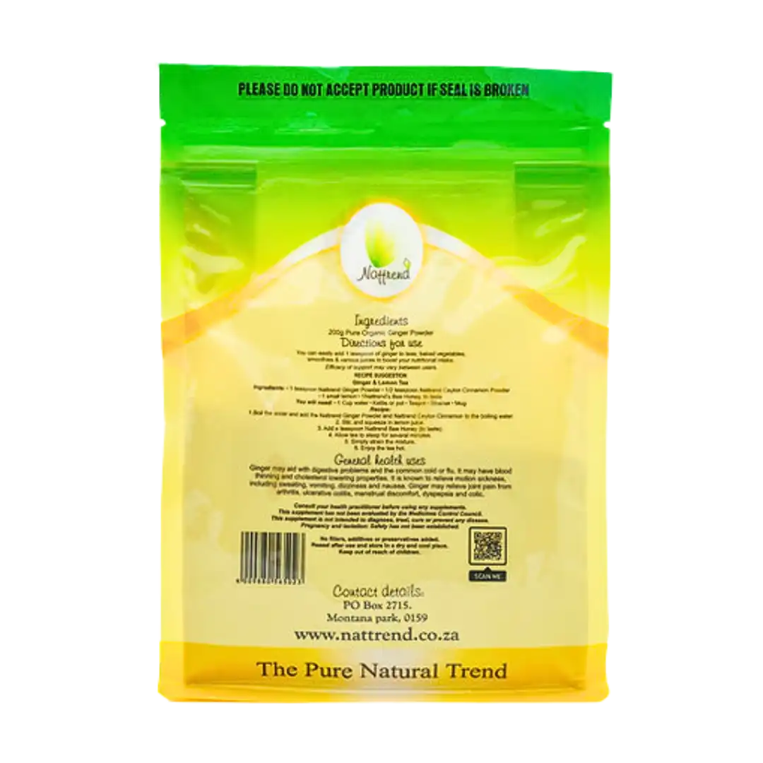 Nattrend Organic Ginger, 200g