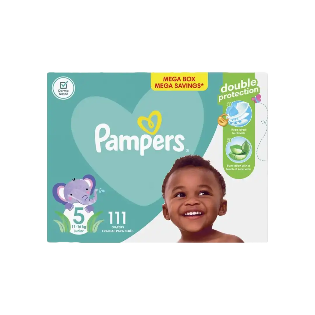 Pampers Active Baby-Dry Size 5 Nappies, 111's