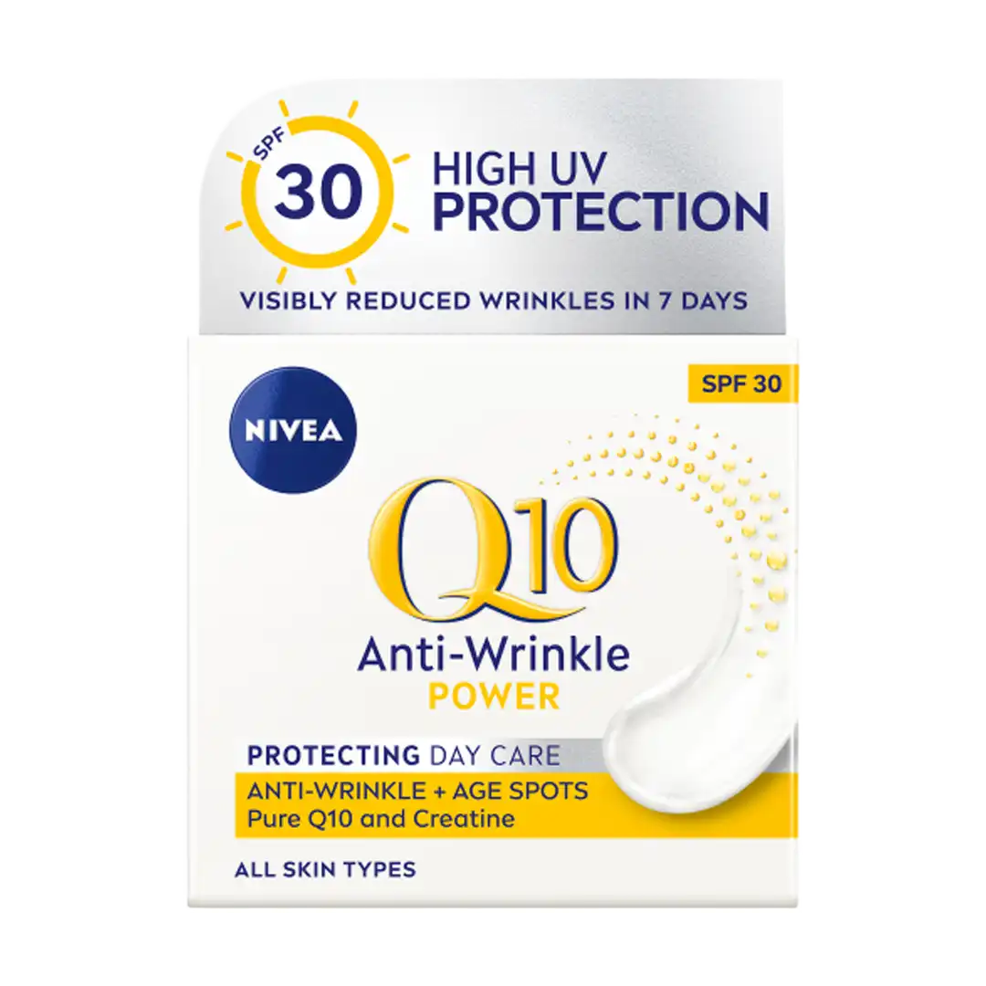 Nivea Q10 Plus Anti-Wrinkle Extra Protection Day Cream, 50ml