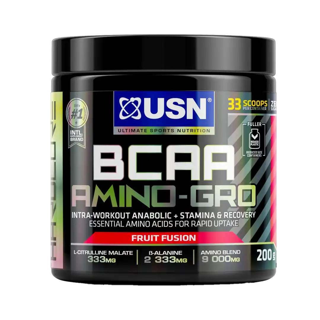 USN BCAA Amino Gro Fruit Fusion, 200g