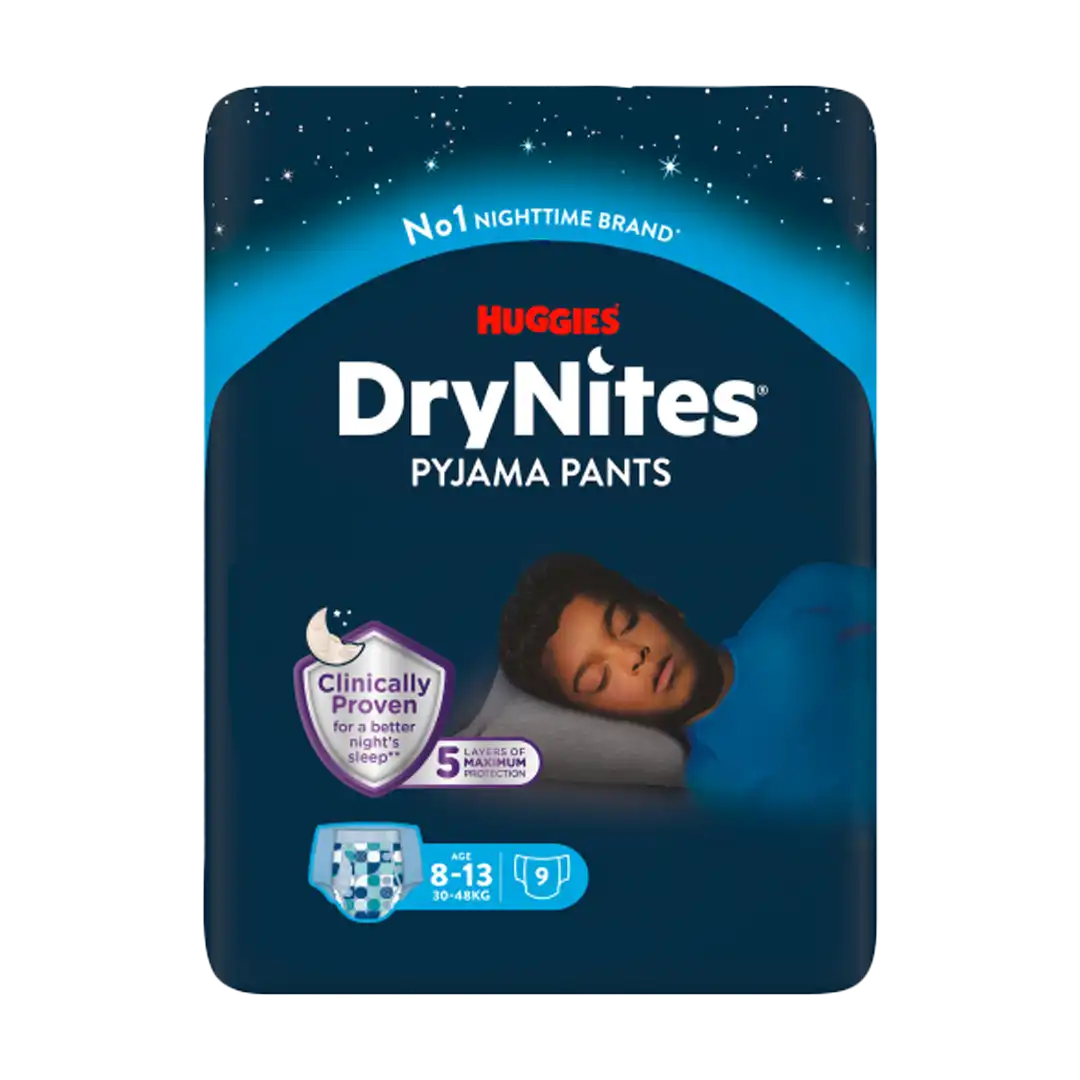 Drynites Boys 8-13 Yrs, 9's