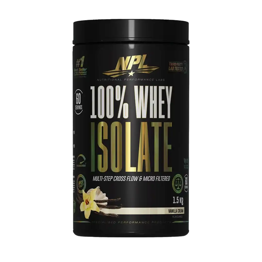 NPL 100% Whey Protein Isolate 1.5Kg, Assorted